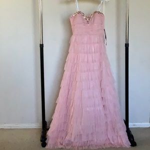Masquerade Tulle Strapless Dress Sz 1/2